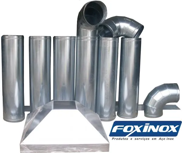 Dutos para Sistema de Exaustão em Aço Inox